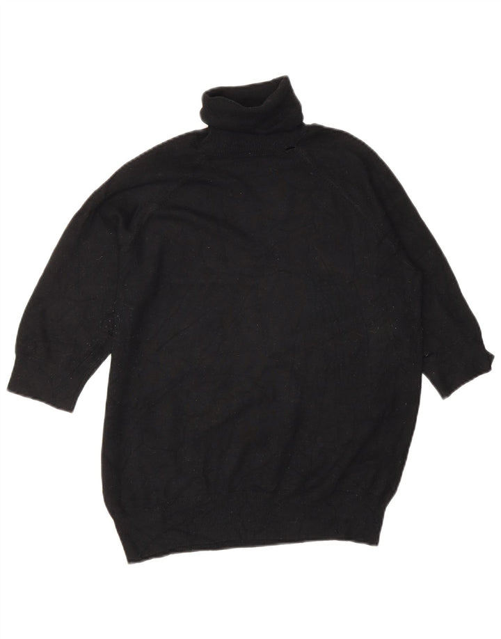 Zara Pull col roulé pour femme UK 14 Noir moyen
