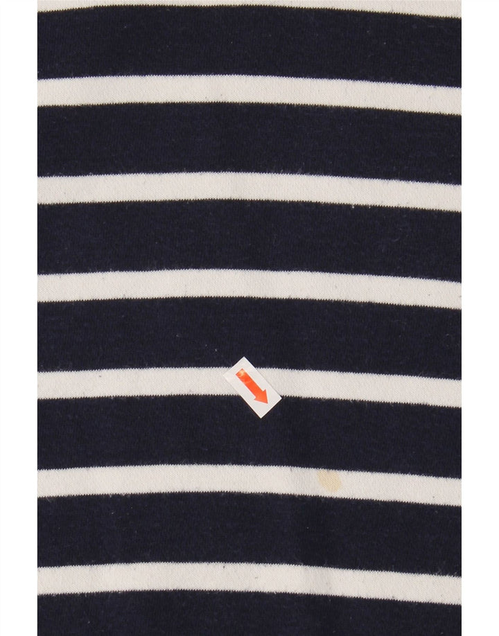 JOULES Sweat-shirt surdimensionné pour femme UK 10 Petit bleu marine rayé