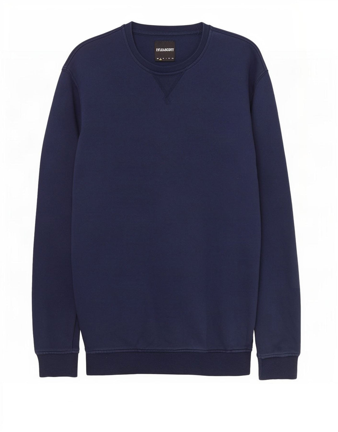 Lyle & Scott Sweat-shirt pour homme en coton bleu marine Small