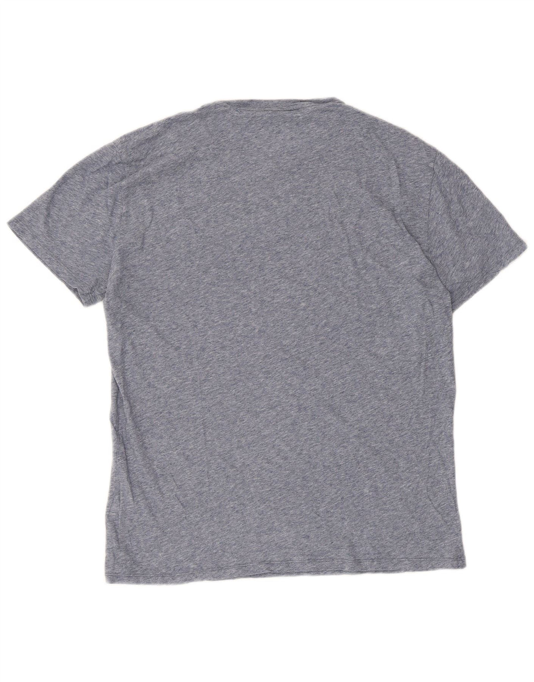 Lacoste T-shirt coupe classique pour homme, taille 4, bleu moyen, coton moucheté