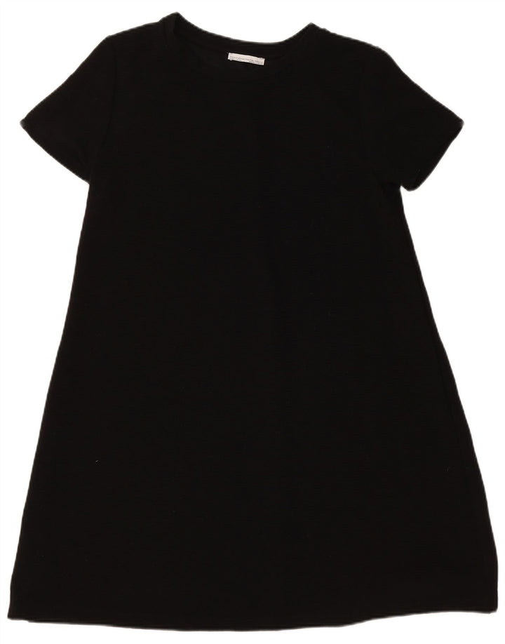 Zara Robe droite pour femme UK 44 Large Noir Polyester