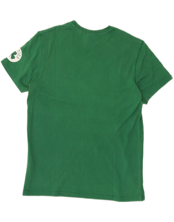 Adidas Hommes Boston Celtics Graphic T-Shirt Top XL Vert Coton