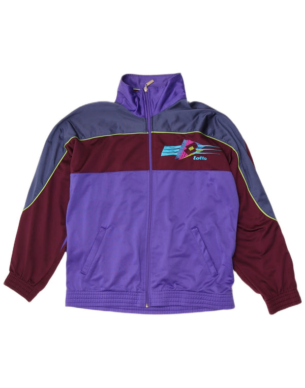 Lotto Veste de Survêtement Graphique Homme Violet Moyen Colorblock Polyester