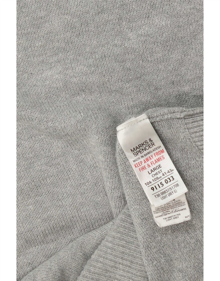 Marks & Spencer Débardeur Blue Harbor Vest pour hommes, grand coton gris
