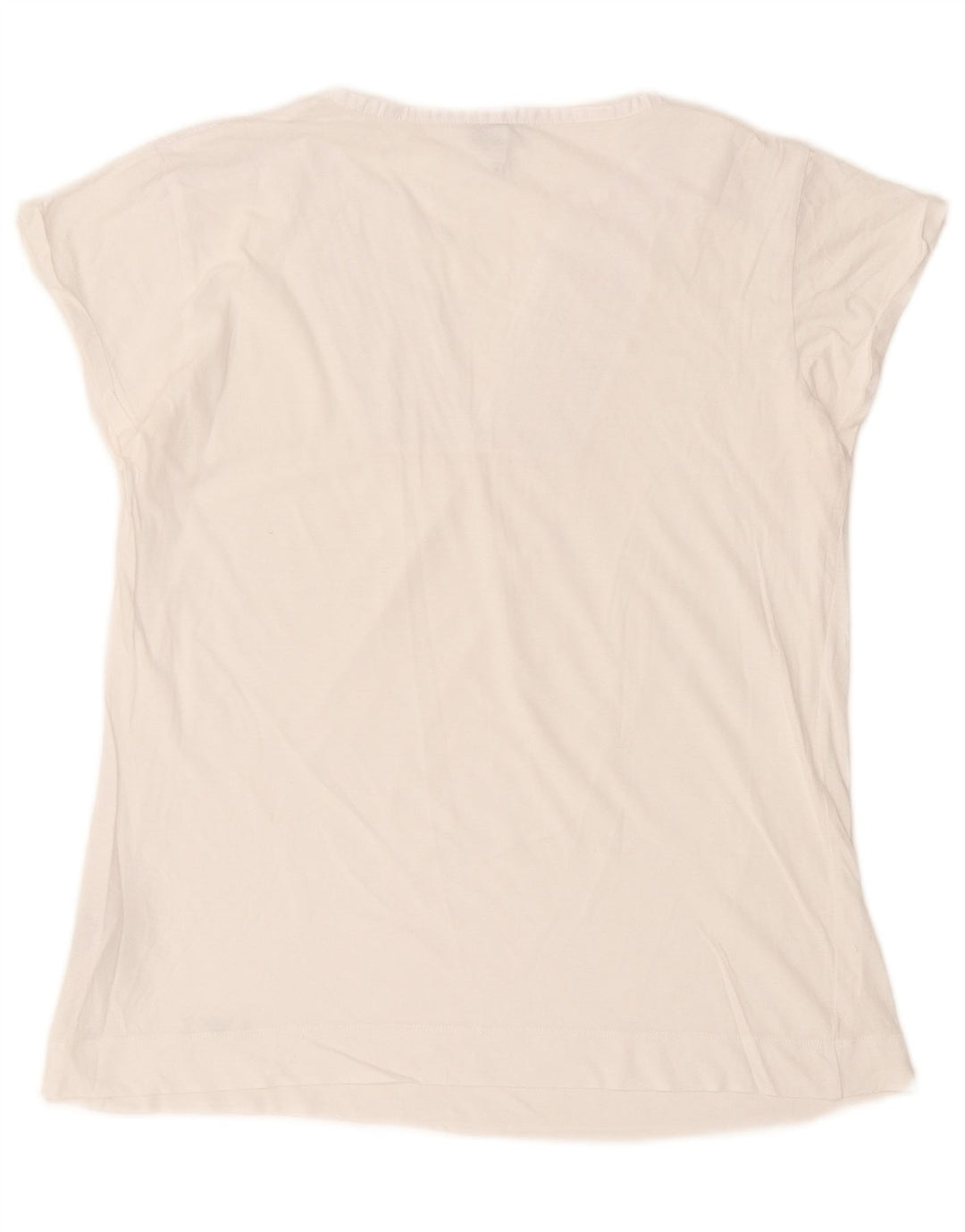 Armani Jeans Chemisier Femme Top UK 16 Grand Coton Blanc