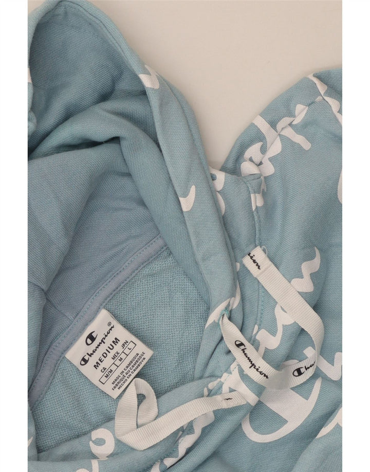 CHAMPION Pull à capuche graphique pour femme UK 12 Bleu moyen