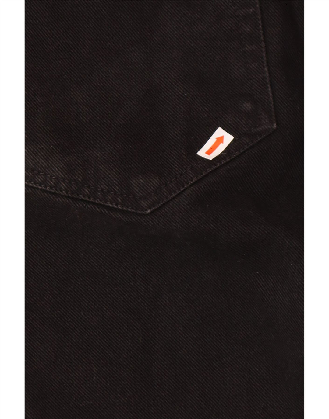 CALVIN KLEIN Jean Fuselé Femme W36 L34 Coton Noir