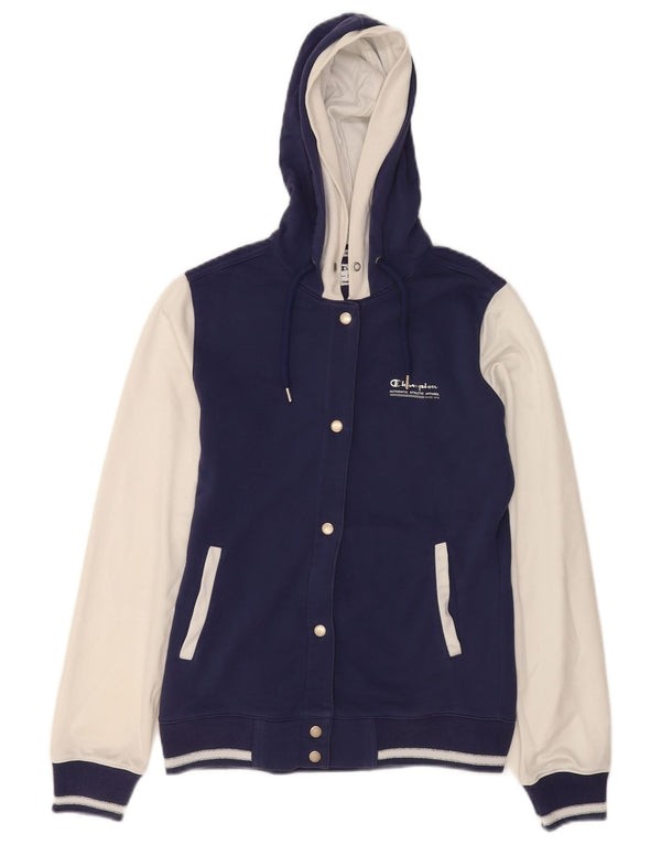 Champion Veste Heritage Fit Varsity pour femme UK 14 Bleu marine moyen