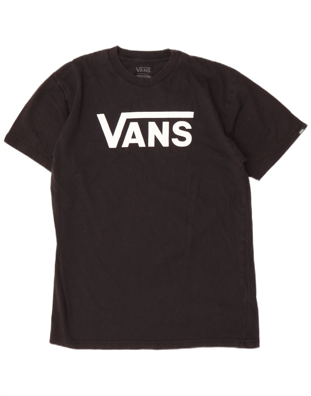 Vans T-shirt graphique coupe classique pour homme en coton noir moyen
