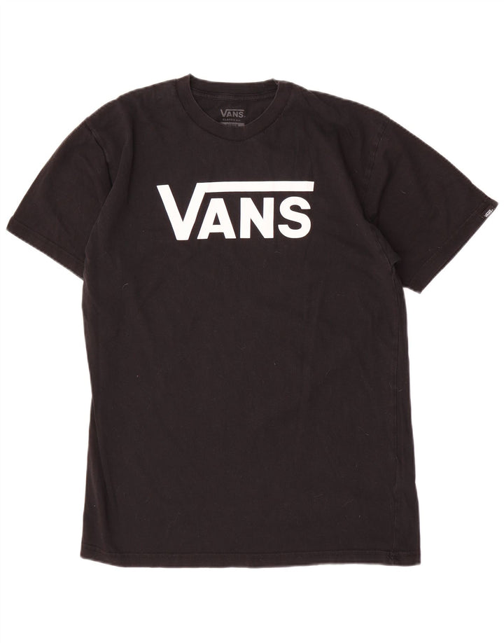 Vans T-shirt graphique coupe classique pour homme en coton noir moyen