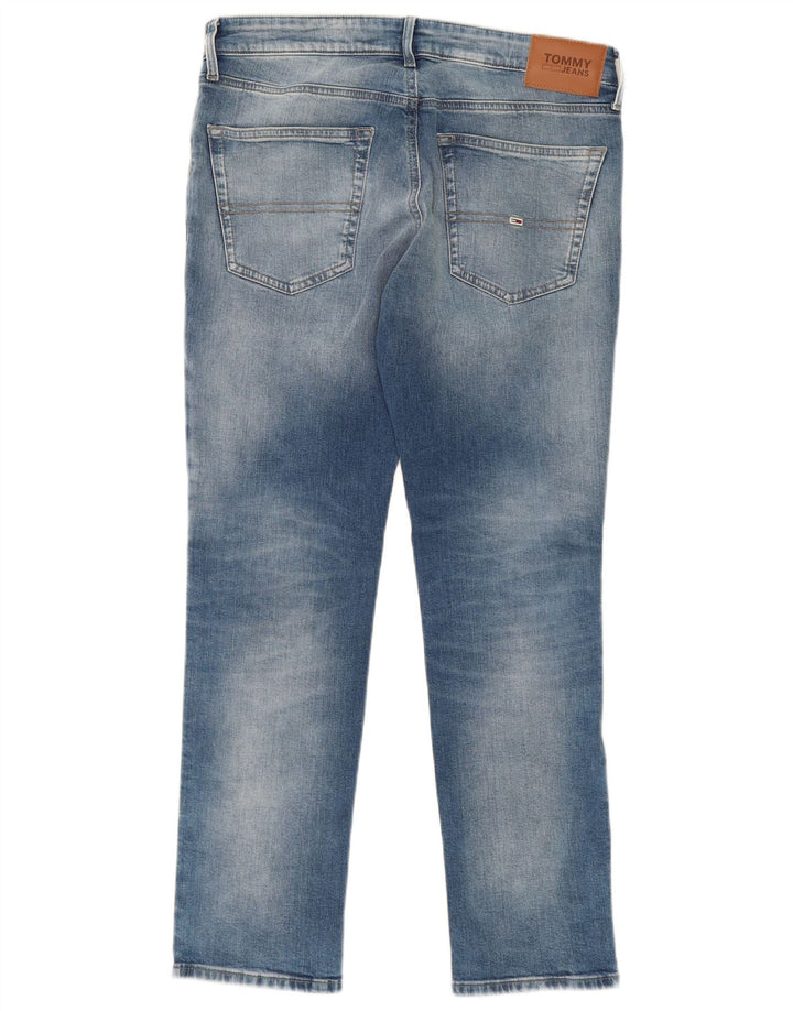 TOMMY HILFIGER Jean Slim Scanton Homme W34 L30 Bleu Coton