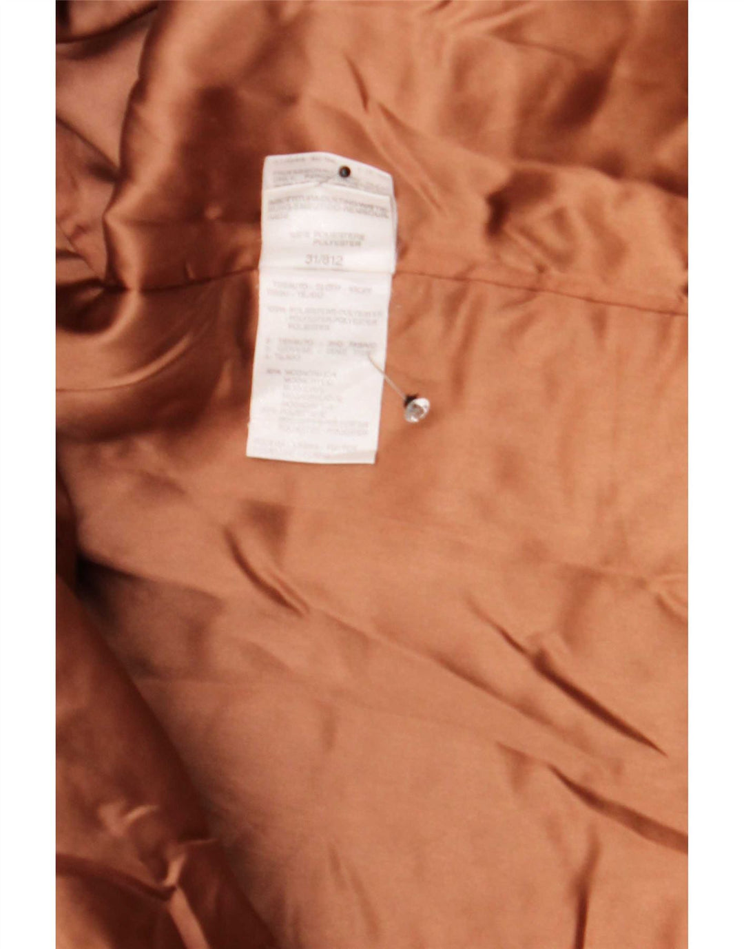 Marella Manteau surdimensionné à motif abstrait pour femme UK 16 Large Marron