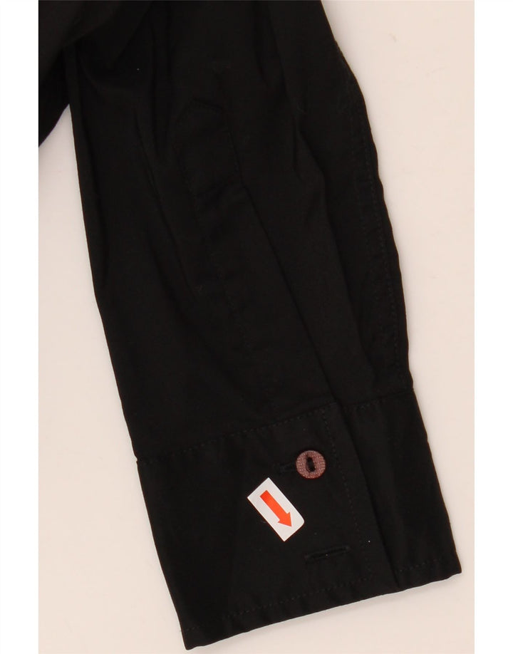 Trussardi Body à Manches Longues Femme UK 12 Coton Noir Moyen