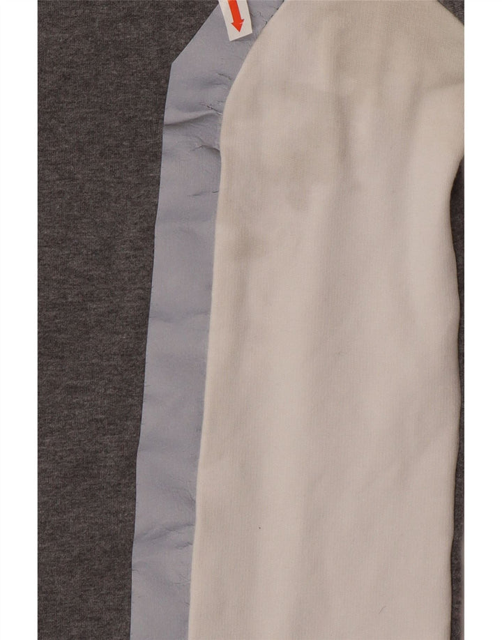 Guess Sweat Femme Pull IT 42 Gris Moyen Colorblock Coton