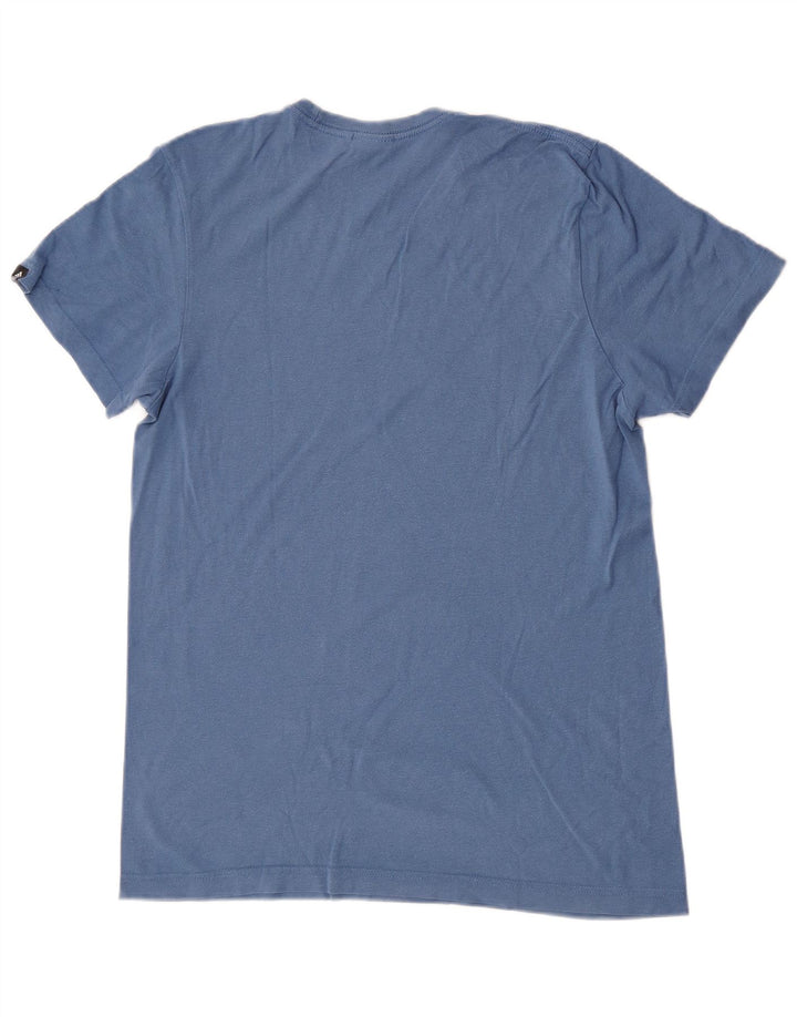 Adidas T-shirt graphique pour homme en coton bleu petit