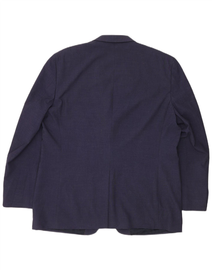 CHAPS Veste Blazer 2 Boutons Homme UK 46 3XL Bleu Marine Polyester