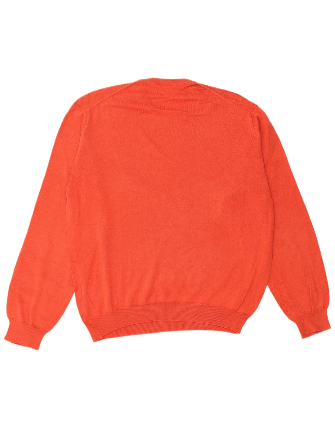 Lacoste Pull ras du cou pour homme Taille 4 Coton orange moyen