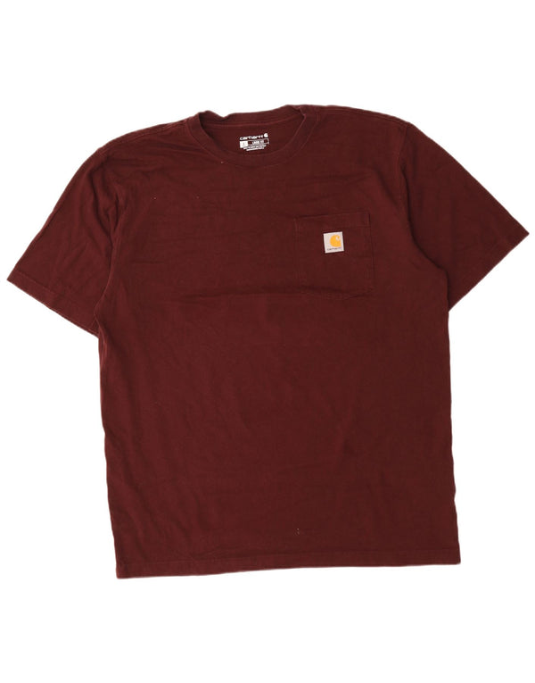 Carhartt T-shirt coupe ample pour homme en coton marron grand