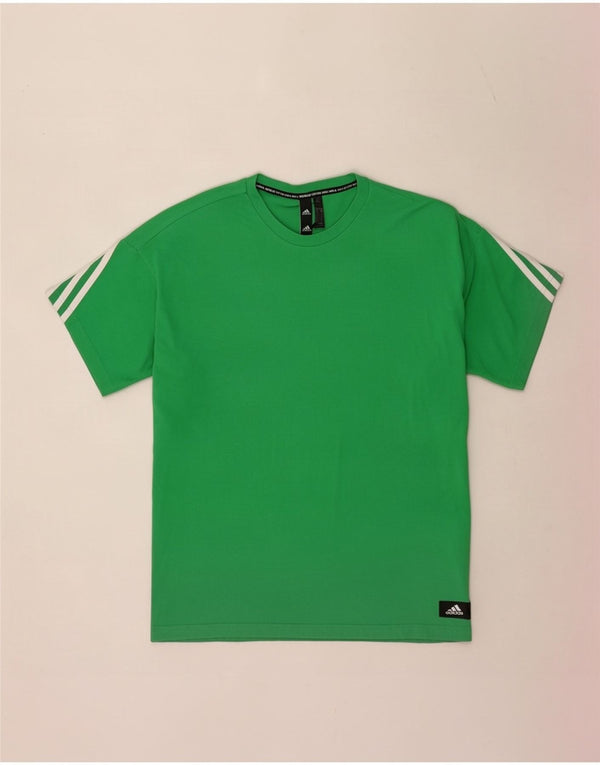 Adidas T-Shirt Homme Top XL Vert Coton
