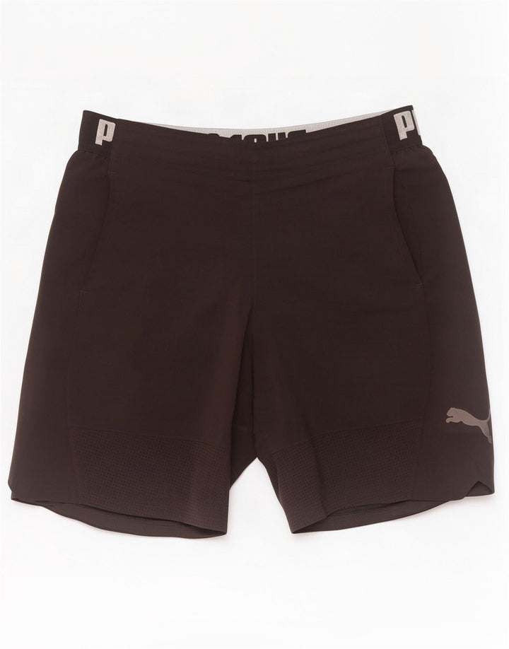 Puma Short de sport graphique homme grand noir polyester