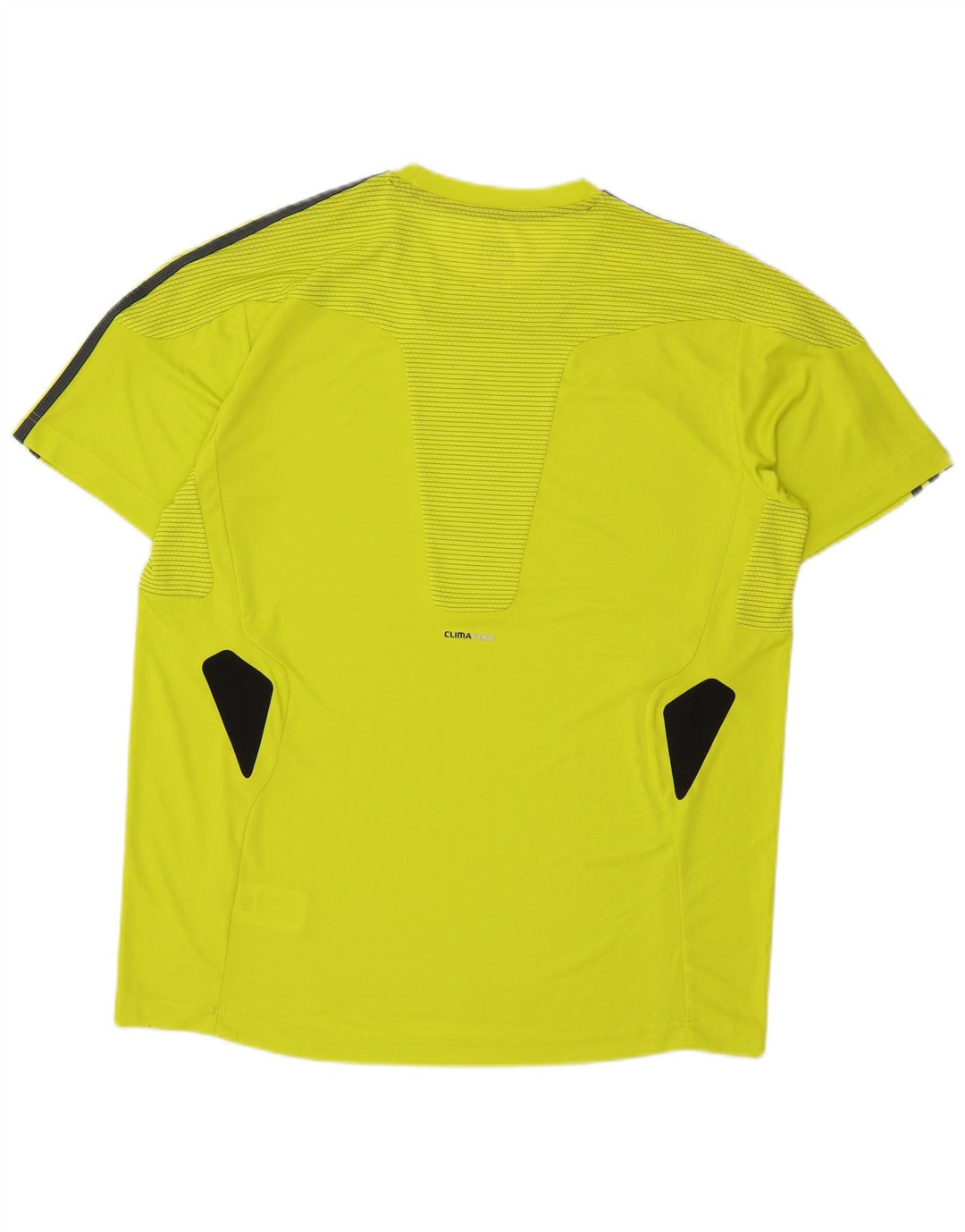 Adidas Hommes Climacool T-Shirt Haut Large Jaune Colorblock Polyester