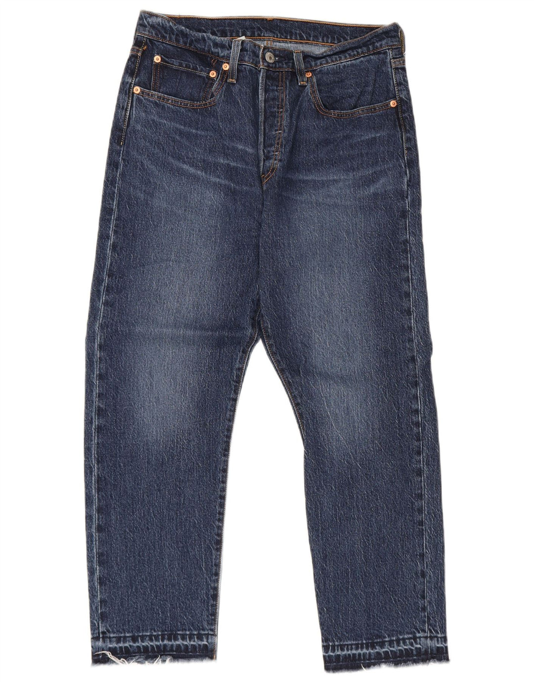 Levi's Jean 501 Cropped W30 L26 Homme Bleu Coton