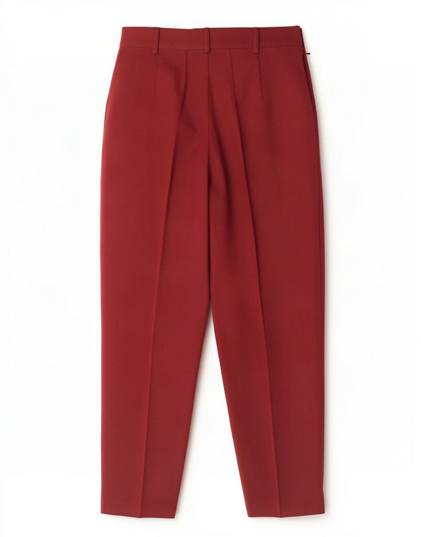 Belmar Pantalon décontracté taille haute pour femme IT 46 Large W28 L27 Bordeaux