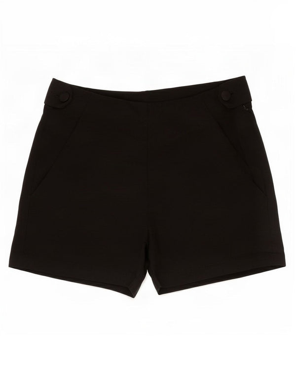 Topshop Short décontracté taille haute pour femme UK 10 Small W28 Noir