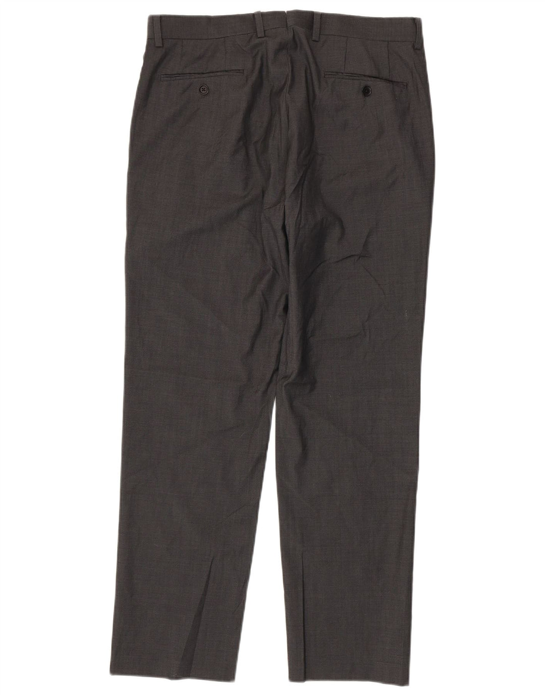 DKNY Pantalon de Costume Droit Homme W34 L30 Gris