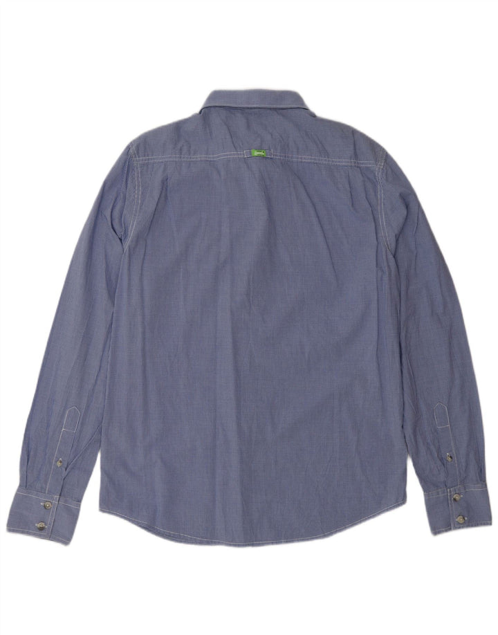 SUPERDRY Chemise Homme XL Bleu Vichy Coton