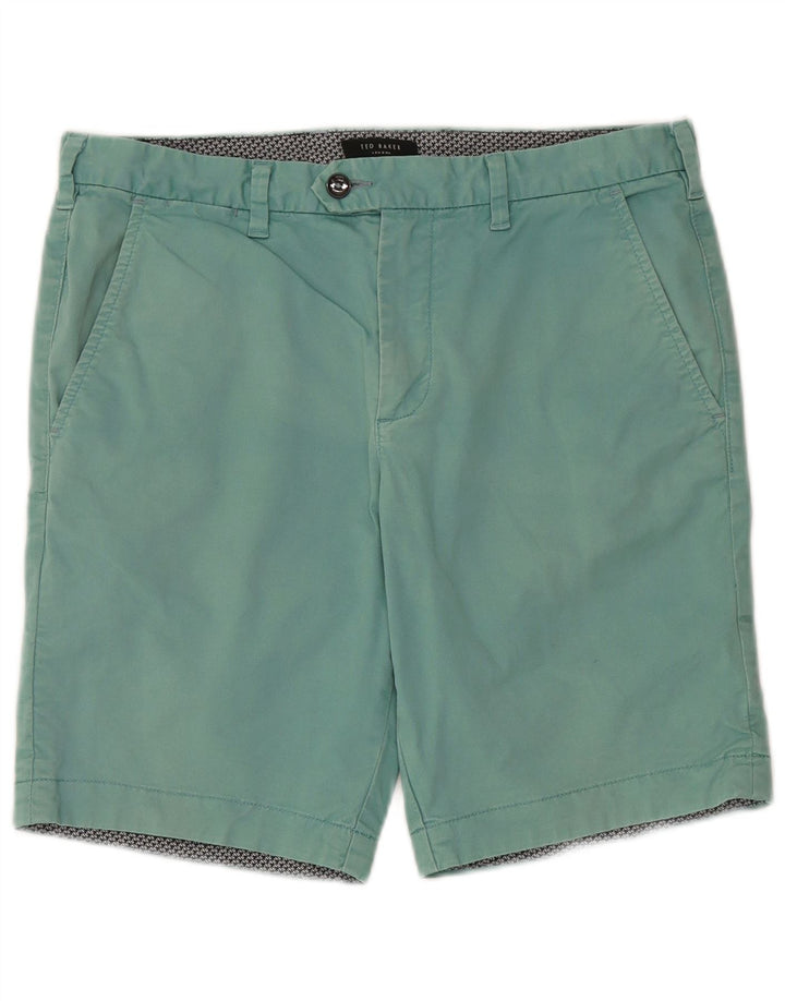 Ted Baker Short Chino Homme W32 Bleu Moyen Coton