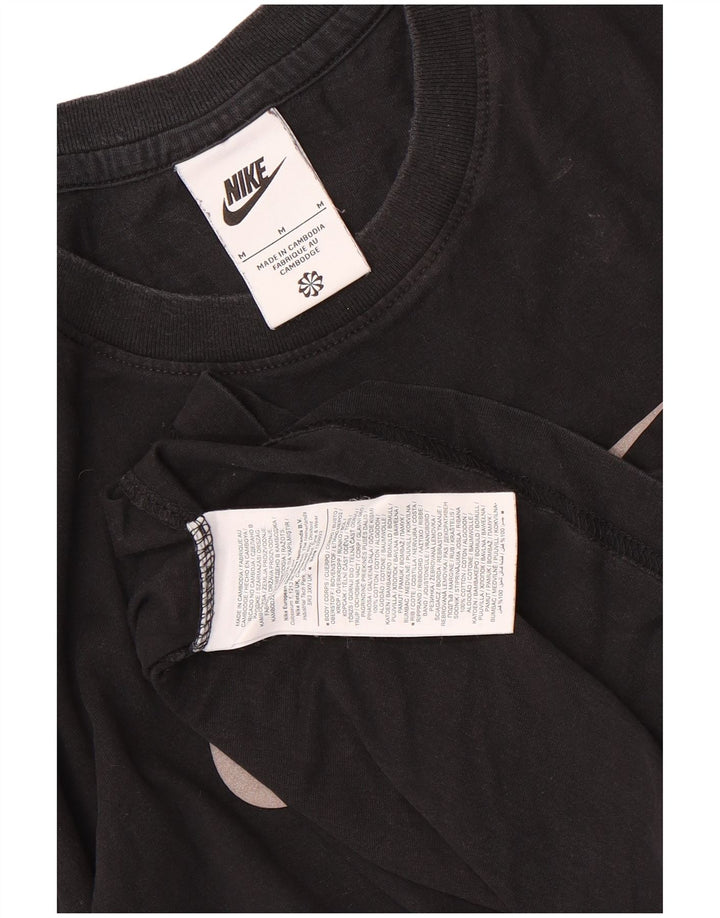 Nike T-shirt graphique en coton color block noir moyen pour homme