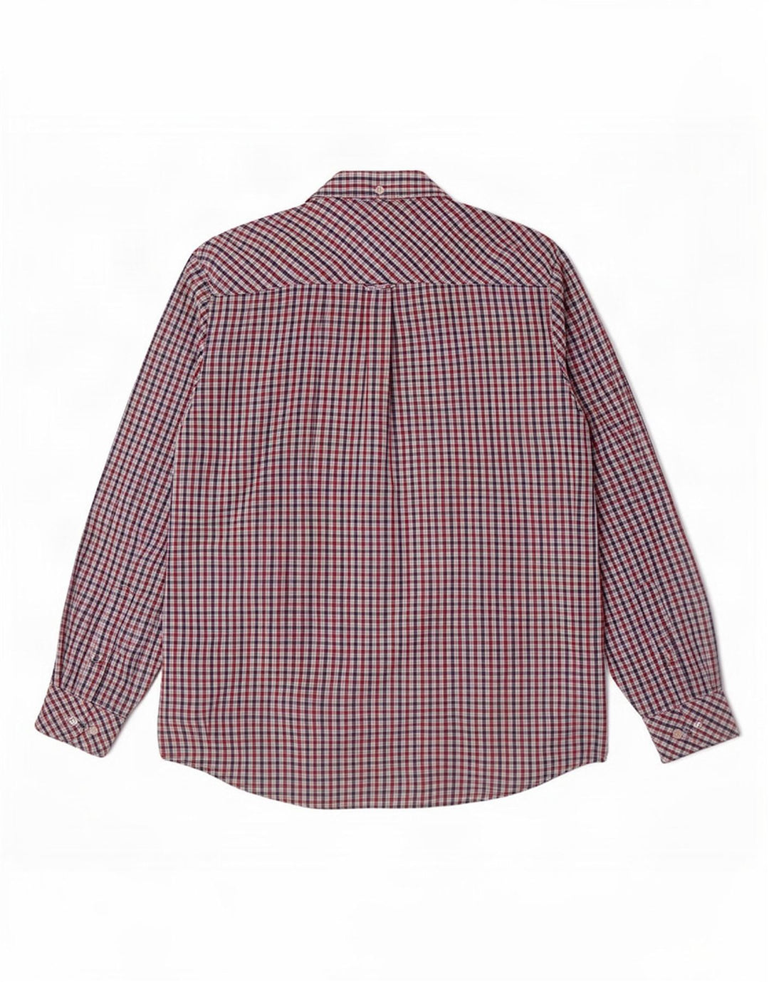 Ben Sherman Chemise Heritage Homme Grand Carreau Rouge Coton