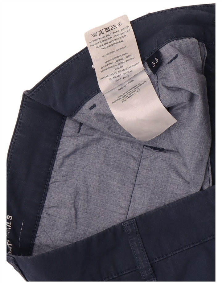 North Sails Short Chino Homme Coupe Regular W33 Coton Bleu Marine Moyen