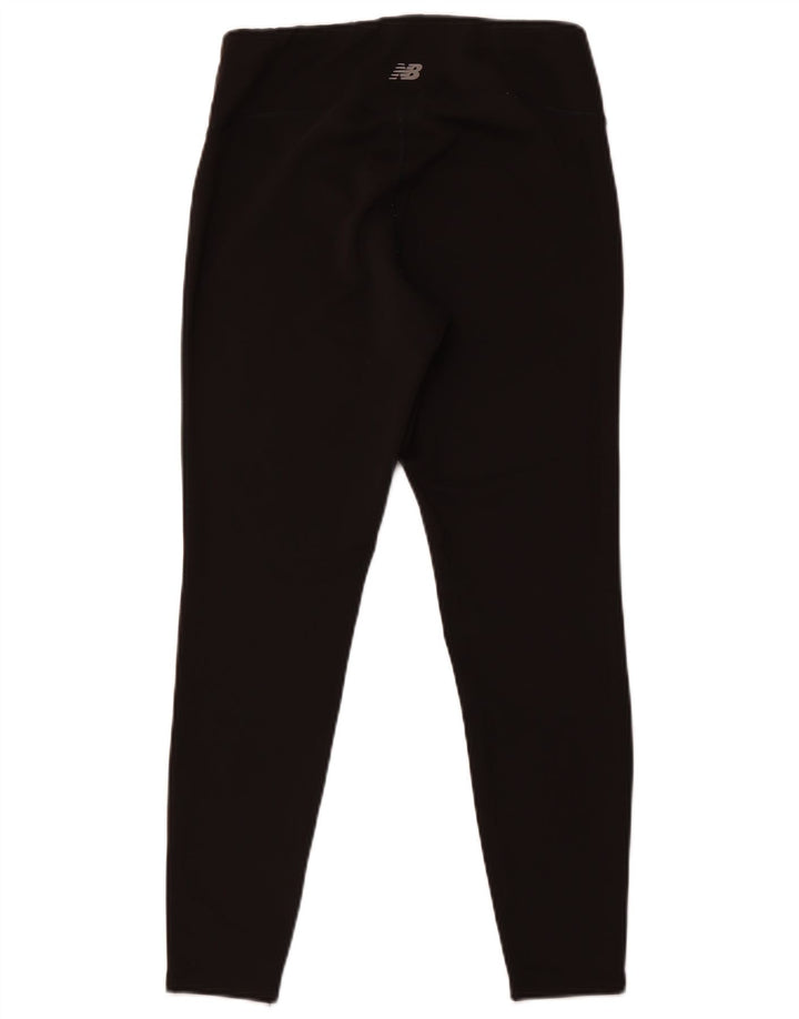 NEW BALANCE Leggings Femme UK 14 Large Noir Polyester