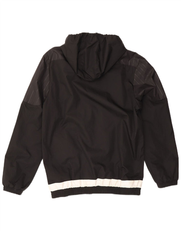 ADIDAS Veste de survêtement à capuche pour homme Noir moyen Polyester colour block