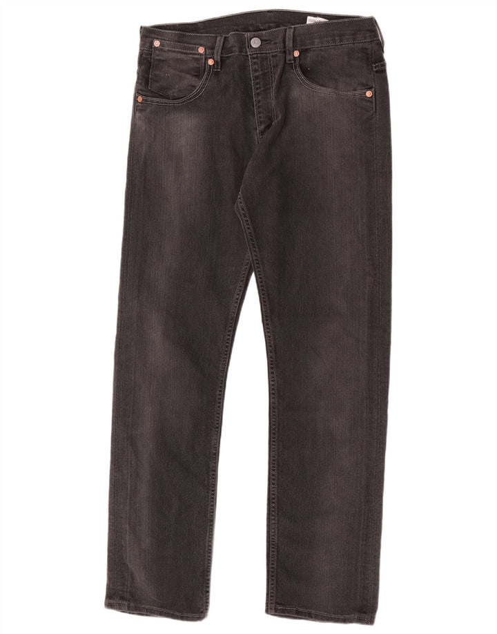 Levi's Jean Droit 504 Homme W32 L34 Gris Coton