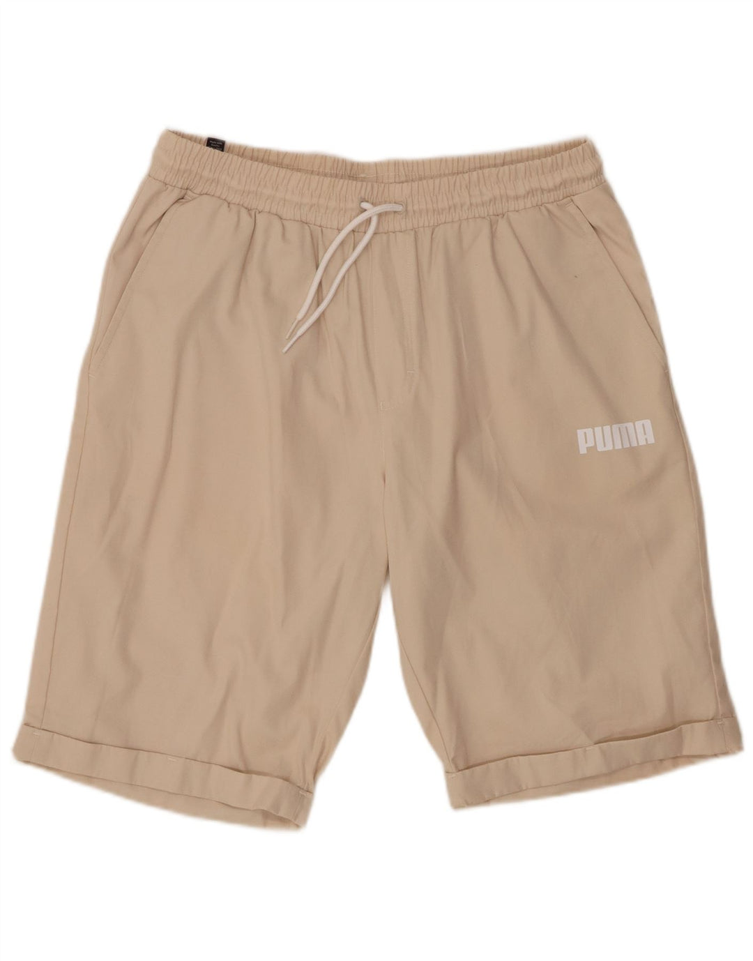 PUMA Short de sport pour hommes, grand coton beige