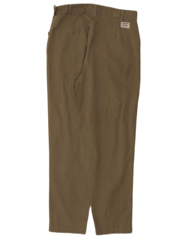 Lee Pantalon court fuselé W29 L25 en coton kaki pour femme