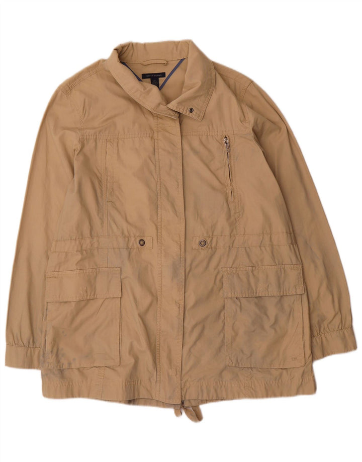 Tommy Hilfiger Veste utilitaire pour femme UK 16 Large Beige Coton