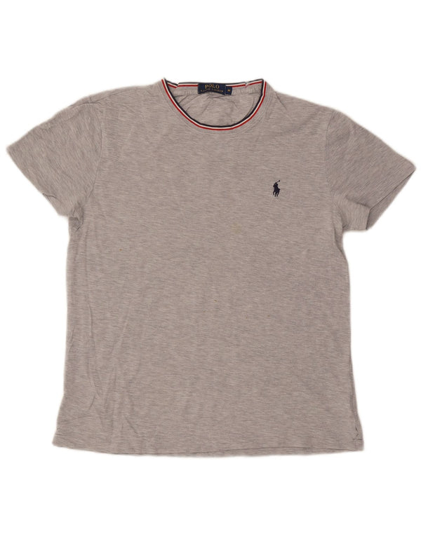 Polo Ralph Lauren T-Shirt Homme Gris Moyen Moucheté Coton