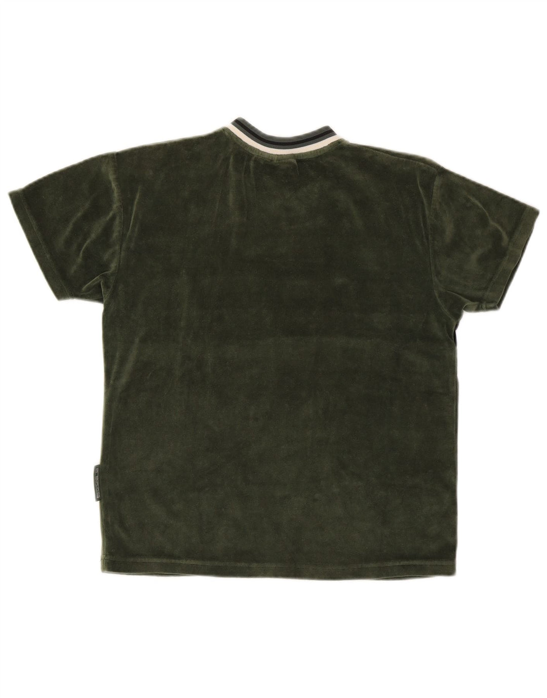 VINTAGE T-Shirt Garçon 12-13 Ans Coton Colorblock Vert Moyen