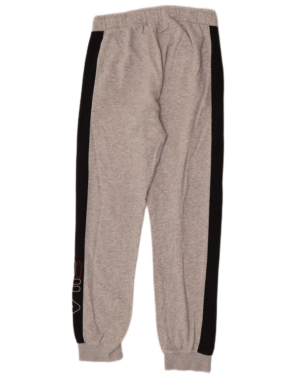Fila Pantalon de survêtement pour homme Gris moyen Colorblock Sports