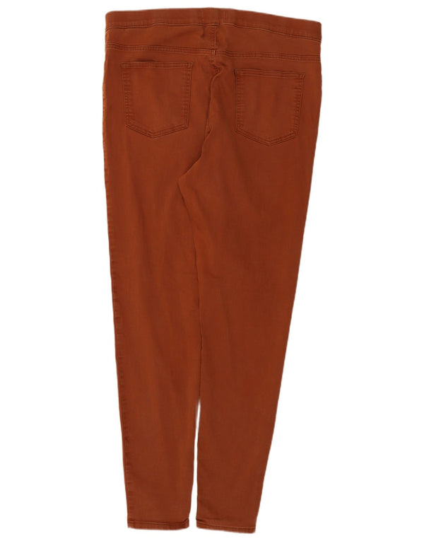 Marks & Spencer Jean Jegging Femme UK 18 XL W38 L29 Coton Marron