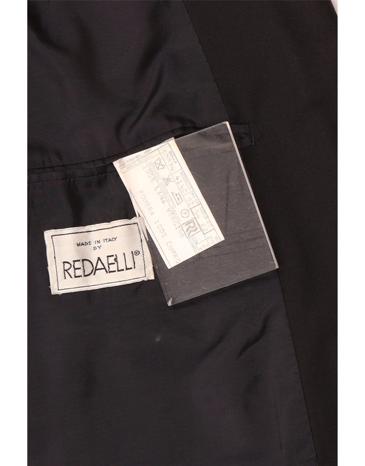 Redaelli Veste Blazer Croisée Homme IT 54 2XL Laine Noir
