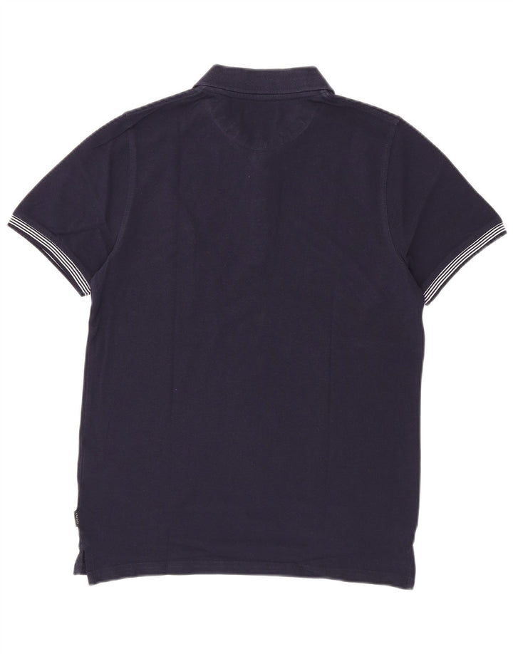 LIU JO Polo Homme Bleu Marine Moyen Coton