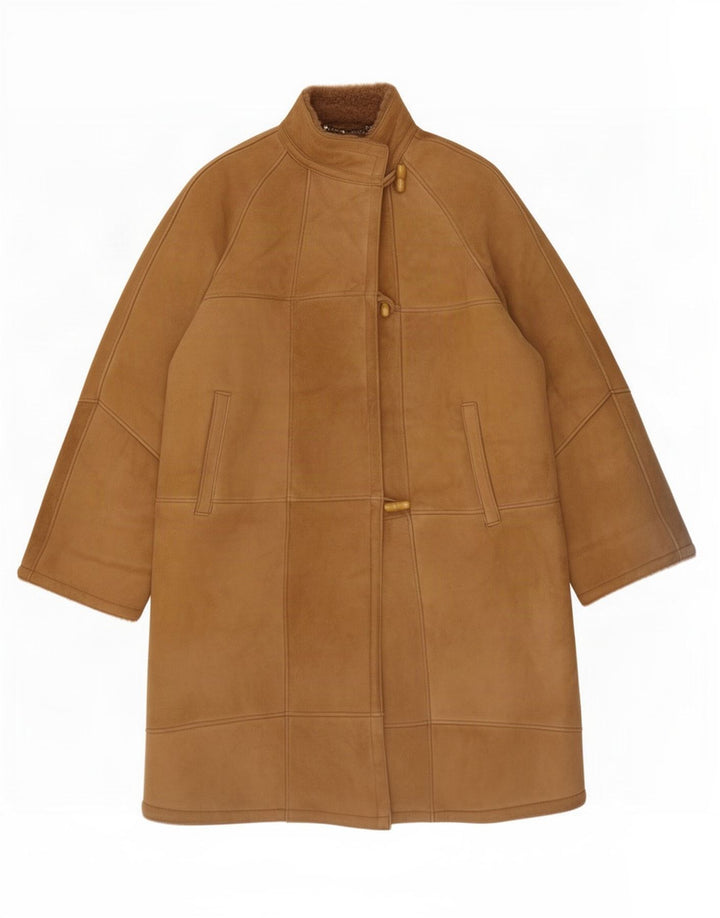 Lorenz Manteau en peau de mouton pour femme IT 42 Marron moyen