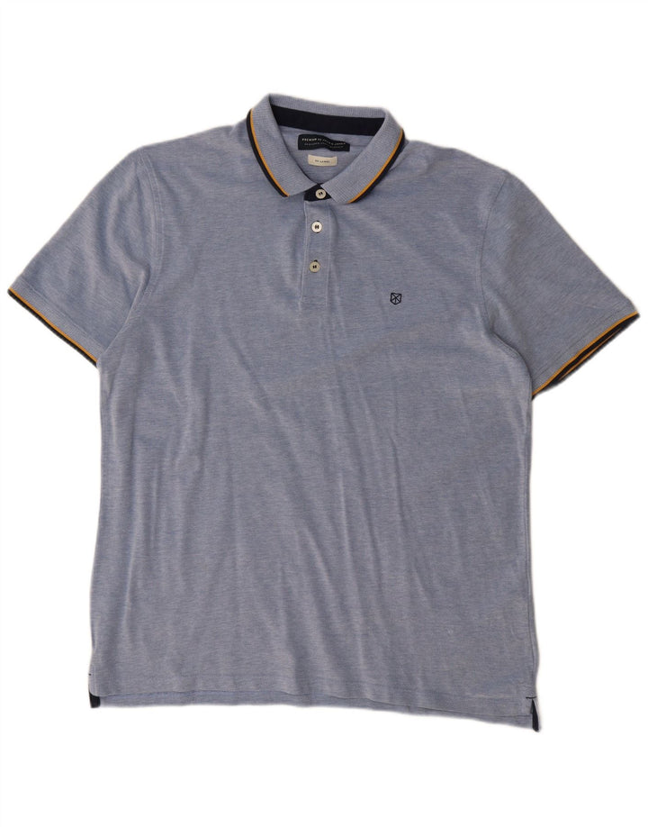 Jack & Jones Polo Homme 2XL Bleu Coton