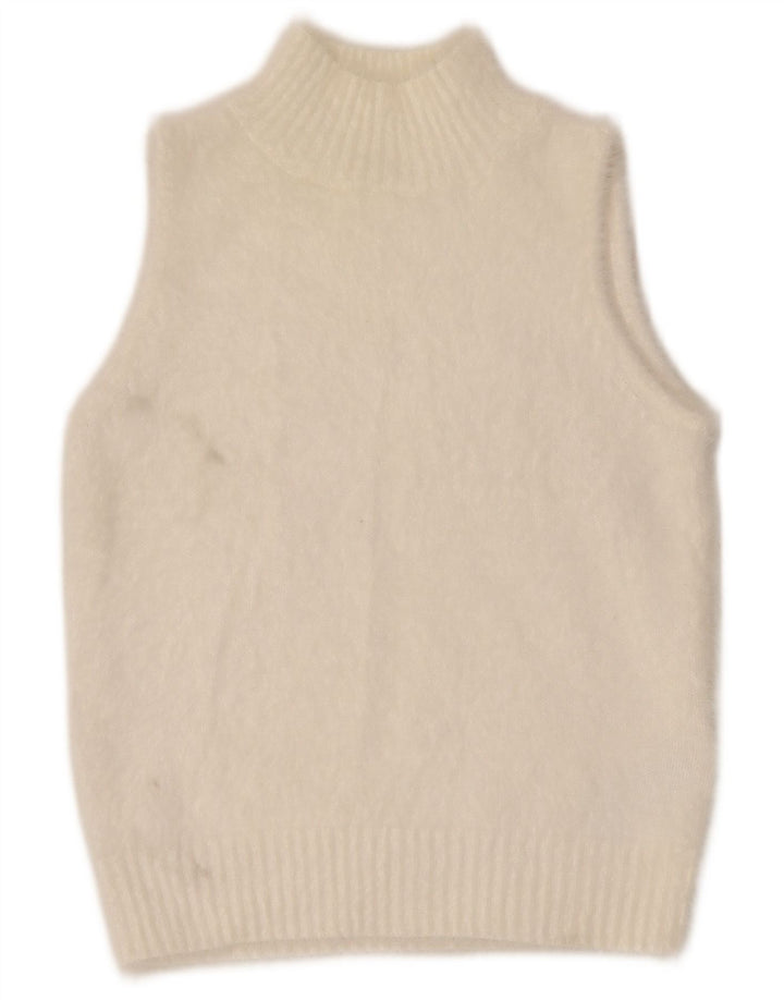 Guess Débardeur Femme UK 12 Medium Blanc Polyamide