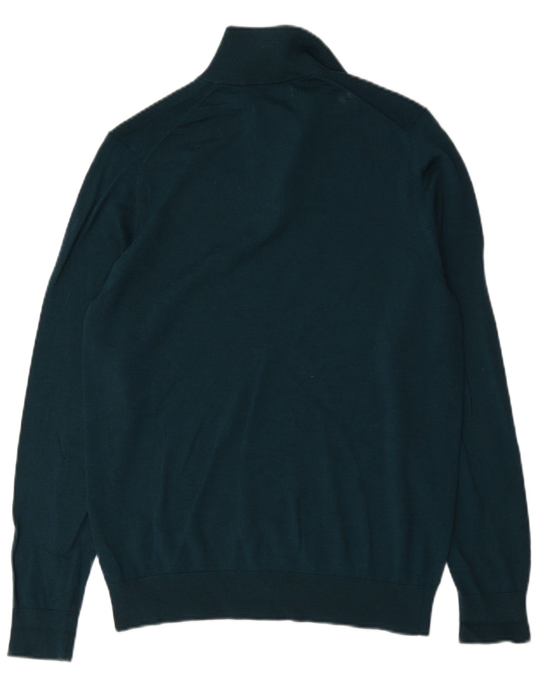 Marks & Spencer Pull à col zippé Autograph Homme Laine Vert Moyen
